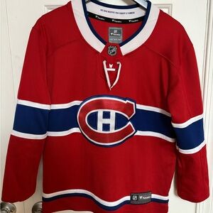 Red NHL Kids Hockey Jersey